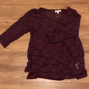 Jessica Simpson Lace Maternity Top
